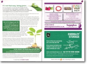 Elvetham Heath Directory Article April 2012 Being Green